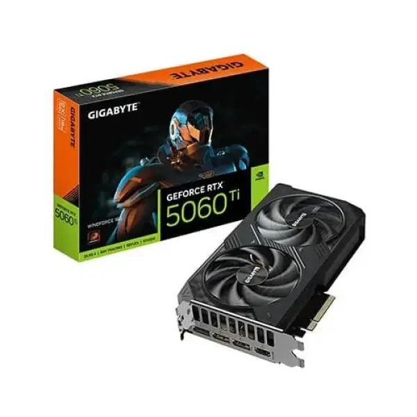 Gigabyte RTX 5060 Ti Windforce 16GB GDDR7 Graphics Card (GV-N506TWF2-16GD)