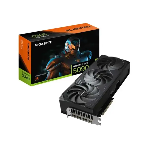 Gigabyte RTX 5090 Windforce 32GB GDDR6 Graphics Card (GV-N5090WF3-32GD)