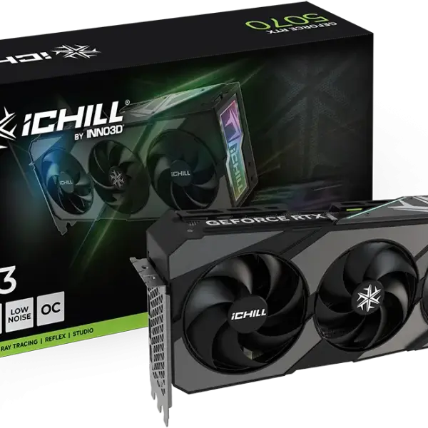 INNO3D GeForce RTX 5070 iCHILL X3 Graphic Card (C50703-12D7X-195065H)
