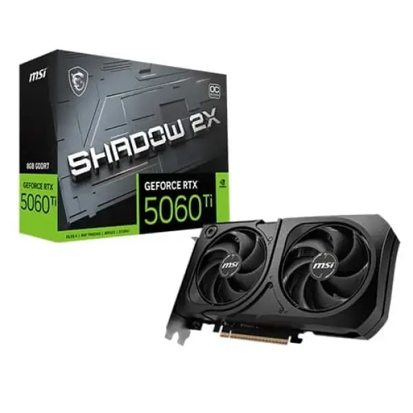 MSI RTX 5060 Ti Shadow 2X OC Plus 8GB Graphics Card