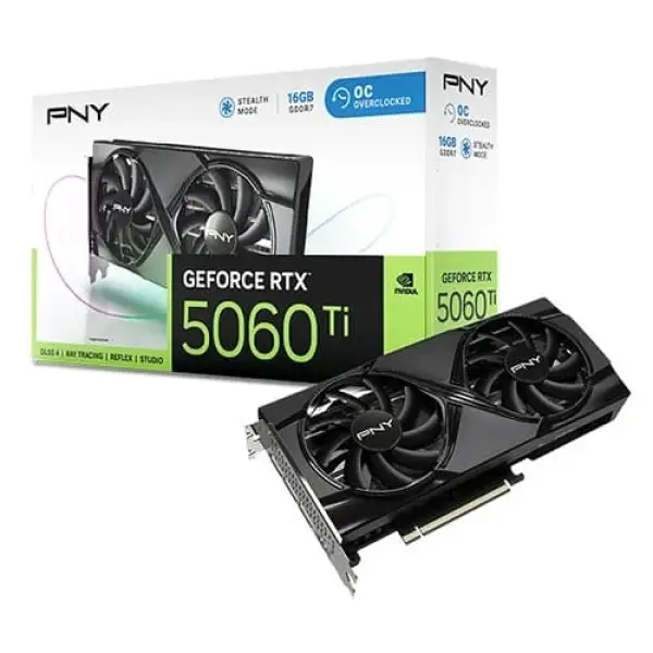 PNY RTX 5060 Ti OC 16GB GDDR7 Graphics Card(VCG5060T16DFXPB1-O)