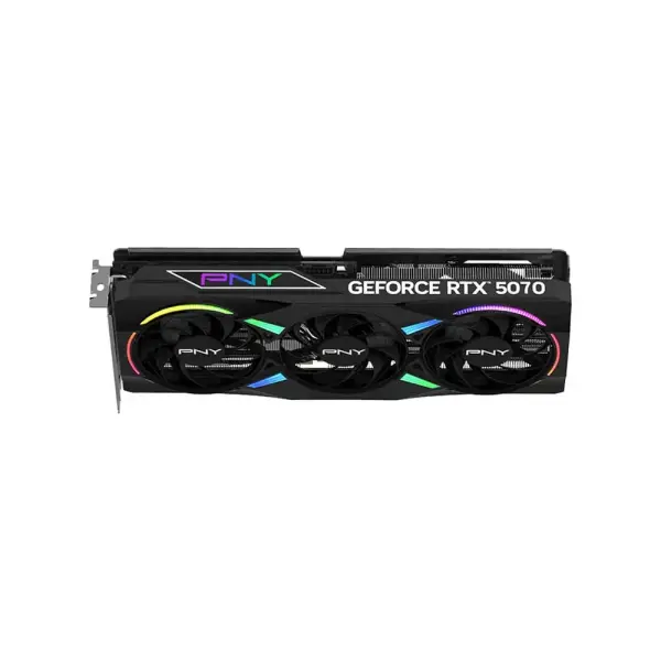 PNY RTX 5070 ARGB Epic-X RGB Overclocked Triple Fan Graphics Card (VCG507012TFXXPB1-O)