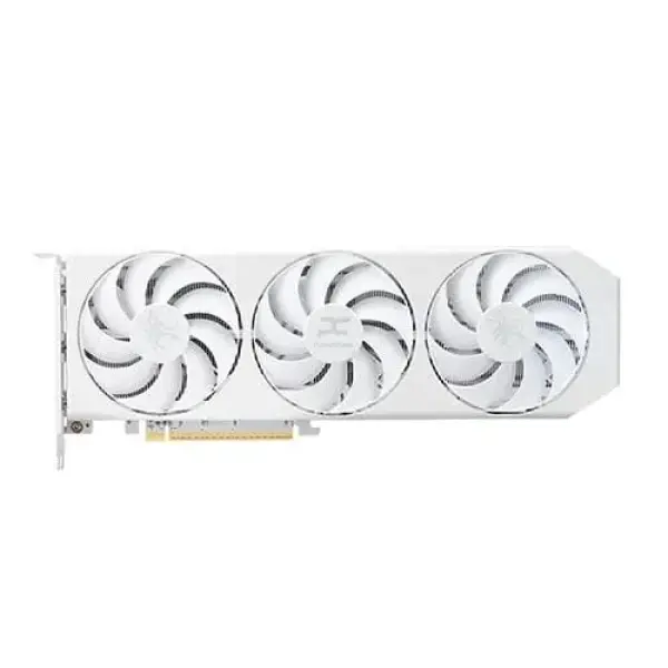 PowerColor Hellhound Spectral White RX 9060 XT 16GB GDDR6 Graphics Card (RX9060XT-16G-L-OC-WHITE)
