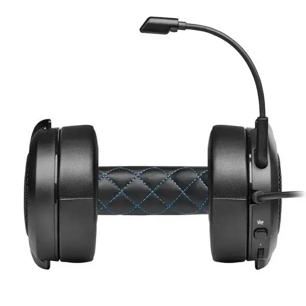 Corsair Hs50 Pro Stereo Over Ear Gaming Headset With Mic (Blue) (Ca-9011217-Ap)