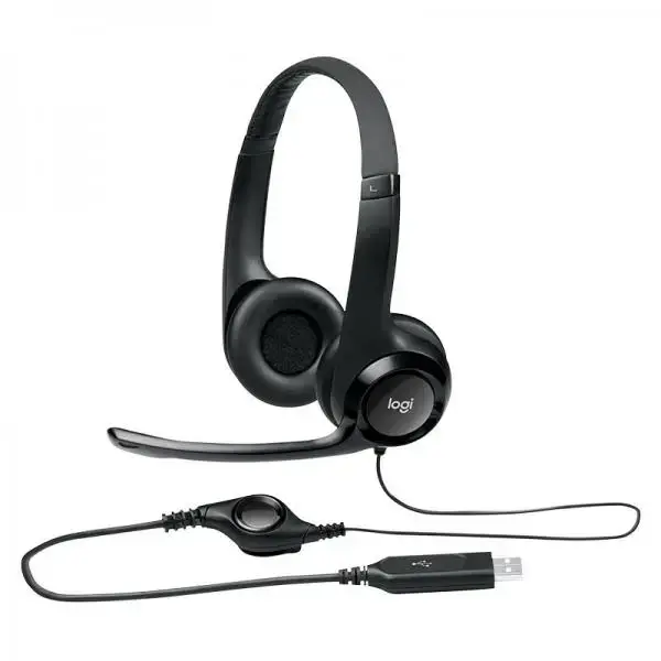 Logitech H390 Wired Headphone (981-000485)