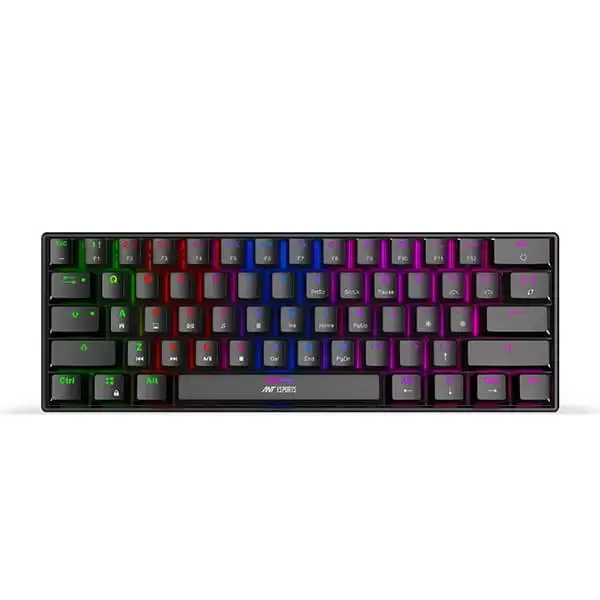 Ant Esports MK1300 Mini Mechanical Gaming Keyboard Outemu Red Switches (MK-1300-MINI-RED)