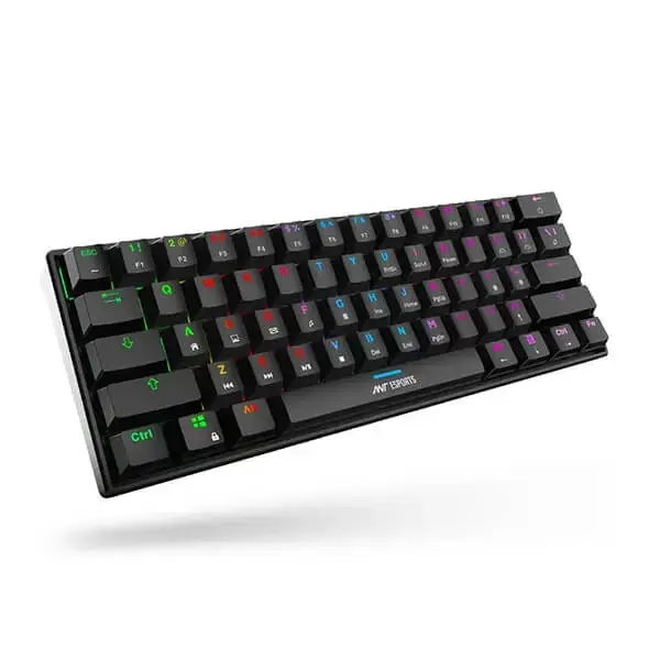 Ant Esports MK1300 Mini Mechanical Gaming Keyboard Outemu Red Switches (MK-1300-MINI-RED)