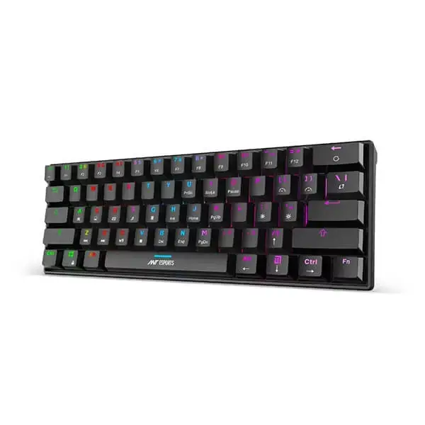 Ant Esports MK1300 Mini Mechanical Gaming Keyboard Outemu Red Switches (MK-1300-MINI-RED)