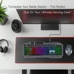 EVM EnClaw 9027 Gaming Keyboard and Mouse Combo (Black) (WDKM-612-BLACK-GREY)