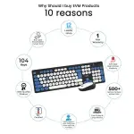 EVM WLKM 045 Wireless Keyboard and Mouse Combo (EVM-WLKM-045)