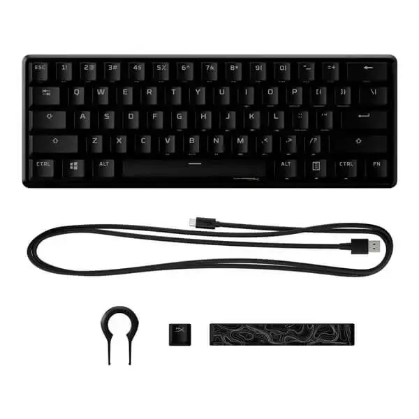 HyperX Alloy Origins 60 Mechanical Gaming Keyboard Red Linear Switches (4P5N4AA-ABA)