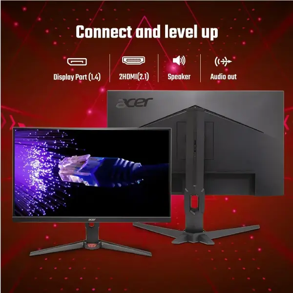 Acer Nitro XV272U F3 27 Inch IPS WQHD Gaming LED Backlit LCD Monitor