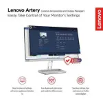 Lenovo L24i-4A 24 Inch FHD IPS Monitor White (67BCKAC6IN)