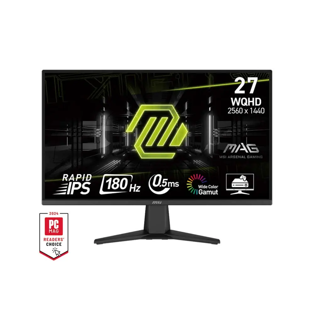 MSI MAG 275QF 27 Inch WQHD Rapid IPS 180HZ Gaming Monitor (MAG 275QF)