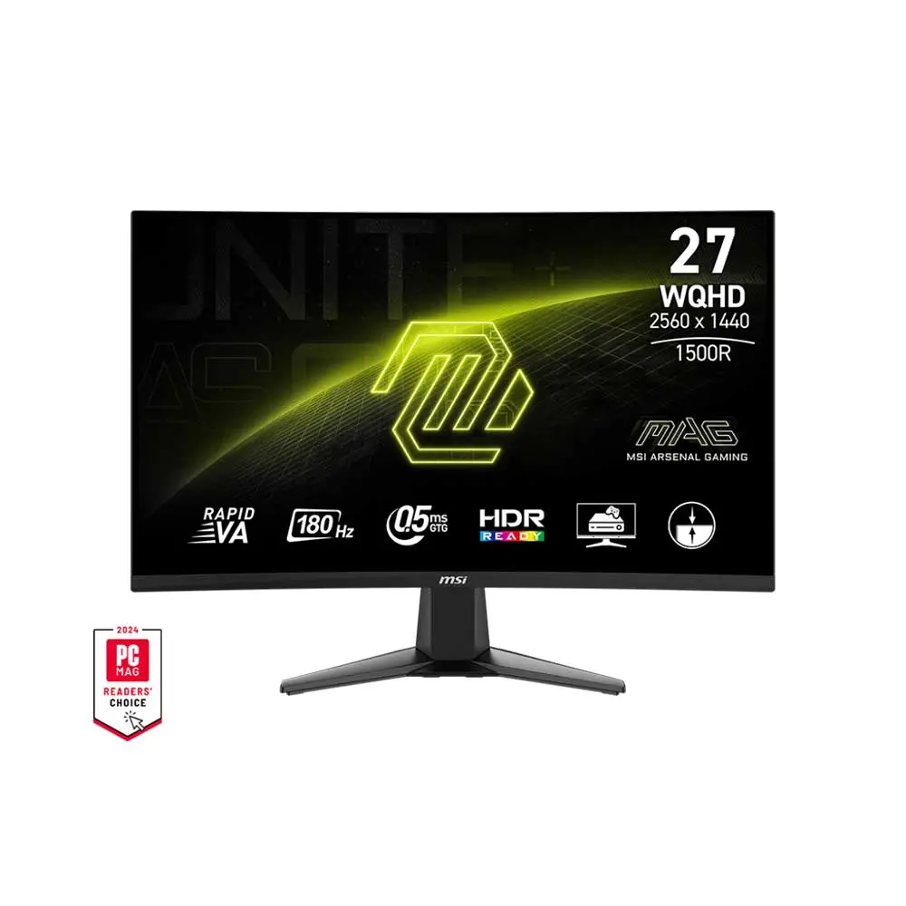 Msi Mag 27CQ6F 27 Inch WQHD Curved 180HZ VA Gaming Monitor (MAG 27CQ6F)