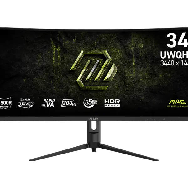 MSI MAG 342CQRF E20 34 inch UWQHD 200Hz Curved Gaming Monitor
