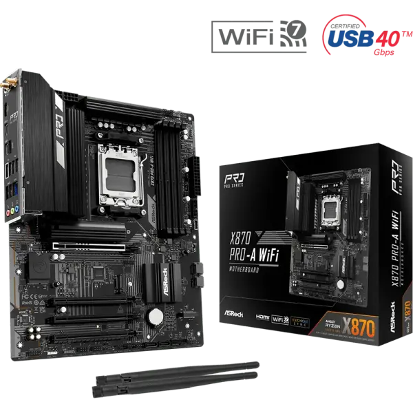 ASRock X870 Pro-A WiFi ATX DDR5 Motherboard