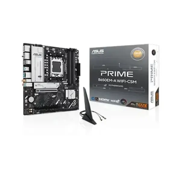 Asus Prime B650EM-A WIFI-CSM M-ATX Motherboard (PRIME-B650EM-A-WIFI-CSM)