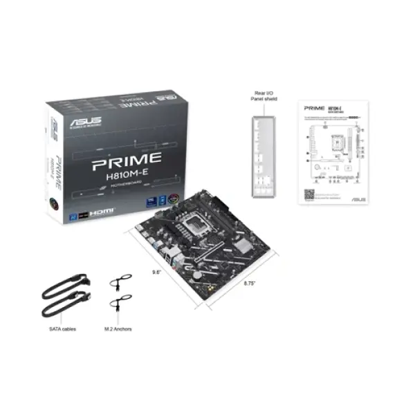 Asus Prime H810M-E DDR5 M-ATX Motherboard (PRIME-H810M-E)