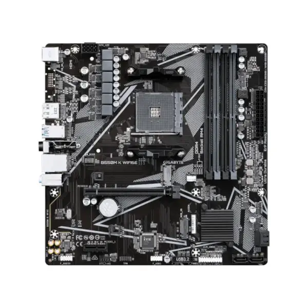 Gigabyte B550M K WIFI6E AM4 DDR4 Motherboard