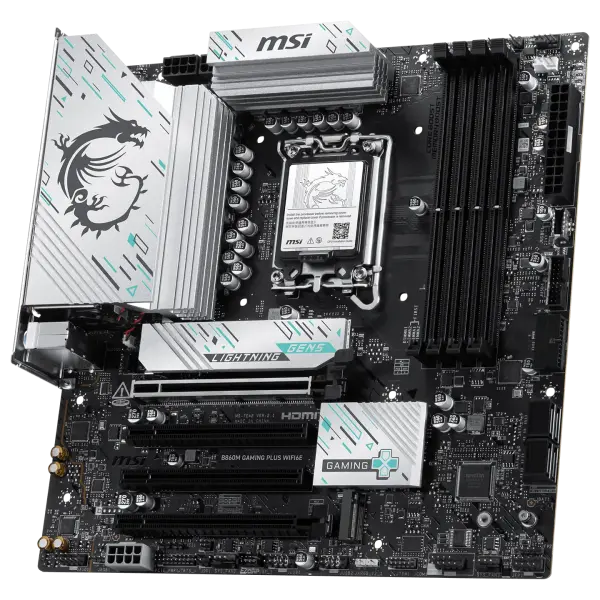 MSI B860M GAMING PLUS WIFI6E LGA 1851 m-ATX Motherboard