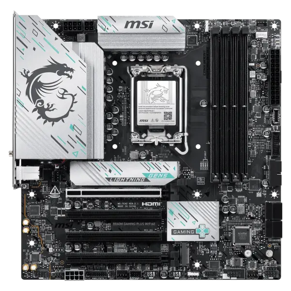 MSI B860M GAMING PLUS WIFI6E LGA 1851 m-ATX Motherboard