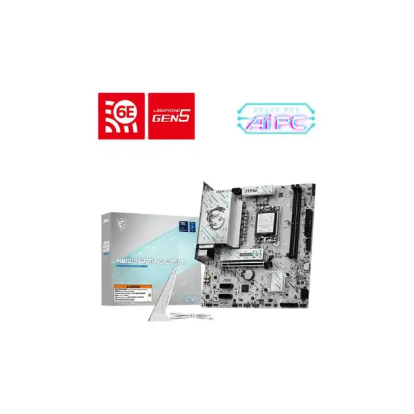 MSI H810M Gaming WiFi6E LGA1851 Micro ATX Motherboard
