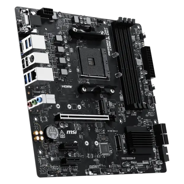 MSI Mainboard PRO B550M-P AMD m-ATX Motherboard