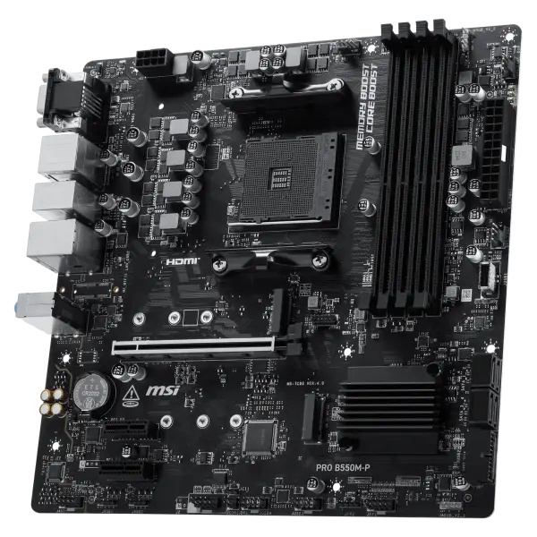MSI Mainboard PRO B550M-P AMD m-ATX Motherboard
