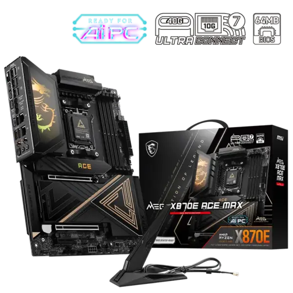 MSI MEG X870E ACE MAX AM5 ATX Motherboard