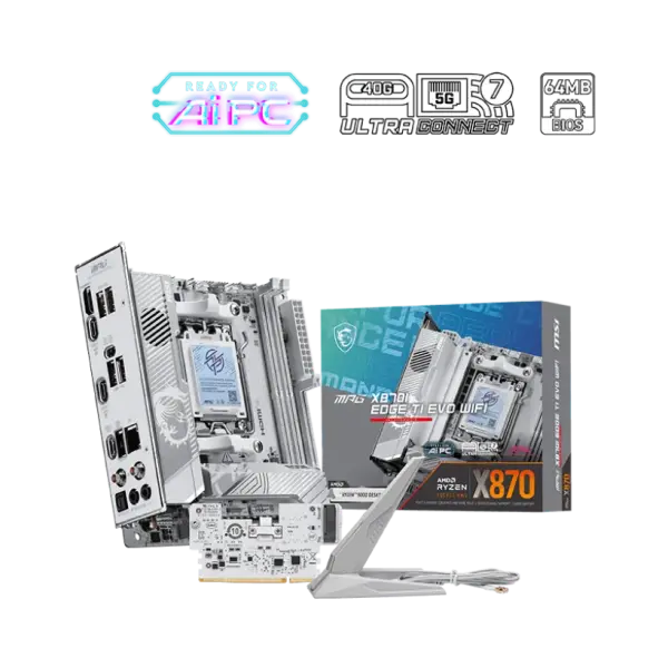 MSI MPG X870I EDGE TI EVO WIFI Mini-ITX DDR5 Motherboard