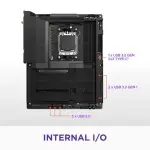 NZXT N7 B850 AM5 ATX Gaming WiFi Motherboard Black (N7-B85XT-B1)