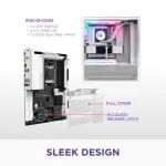 NZXT N7 B850 AM5 ATX Gaming WiFi Motherboard White (N7-B85XT-W1)