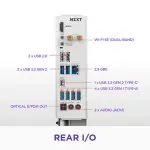 NZXT N7 B850 AM5 ATX Gaming WiFi Motherboard White (N7-B85XT-W1)