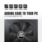 Ant Esports FG850 V2 ATX 3.1 850 Watt 80 Plus Gold Fully Modular Power Supply (FG850 V2)