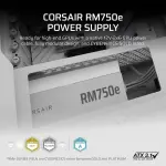 Corsair RM750E ATX 3.1 750 Watt Fully Modular Low Noise ATX Power Supply White (CP-9020292-IN)