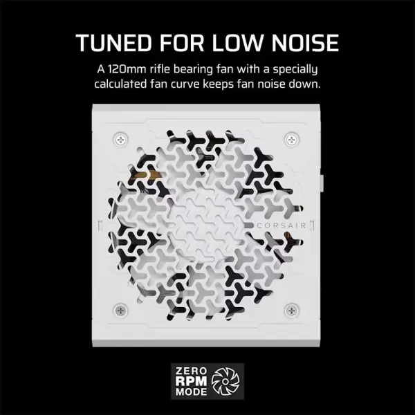 Corsair RM850E ATX 3.1 850 Watt Fully Modular Low Noise ATX Power Supply White (CP-9020293-IN)