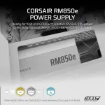 Corsair RM850E ATX 3.1 850 Watt Fully Modular Low Noise ATX Power Supply White (CP-9020293-IN)