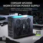 Corsair WS3000 3000W ATX 3.1 Fully Modular Workstation Power Supply (CP-9020312-NA)