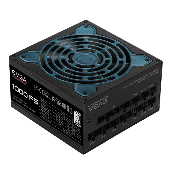 EVGA SuperNova 1000 P5 Platinum 1000 Watt Fully Modular Power Supply (220-P5-1000-X1)