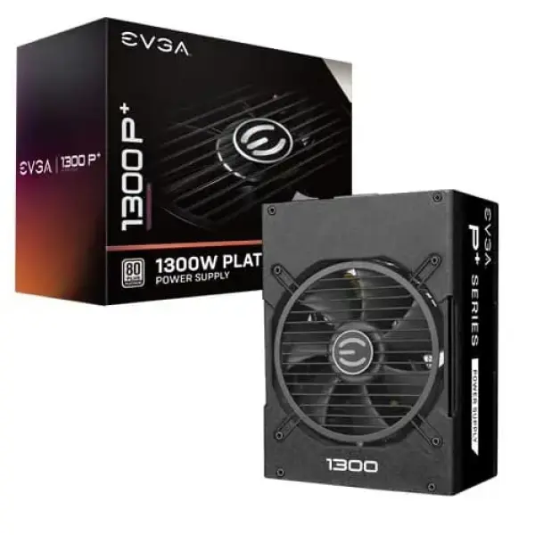 EVGA SuperNova 1300 P Plus Platinum 1300 Watt Fully Modular Power Supply (220-PP-1300-X1)