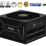 MSI MAG A1000GLS PCIE5 GOLD 1000 WATT ATX 3.1 FULLY MODULAR POWER SUPPLY
