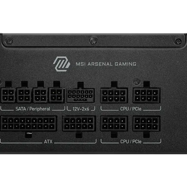MSI MAG A1000GLS PCIE5 GOLD 1000 WATT ATX 3.1 FULLY MODULAR POWER SUPPLY