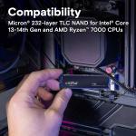 Crucial T705 4TB PCIe Gen5 NVMe M.2 SSD