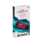 Kingston Dual Portable 2TB USB 3.2 Gen 2 SSD (SPSD-2TB)