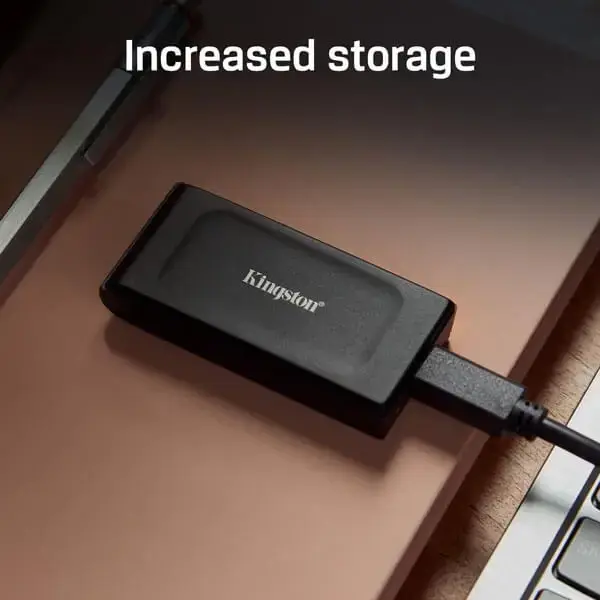 Kingston XS1000 1Tb Usb 3.2 Gen 2 External Ssd (Black) (SXS1000-1000G)
