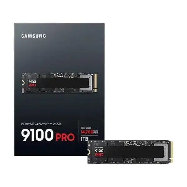 Samsung 9100 Pro 1TB PCIe Gen 5.0 NVMe M.2 Internal SSD (MZ-VAP1T0BW)