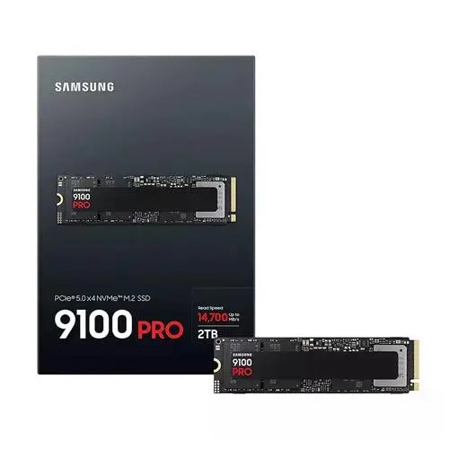 Samsung 9100 Pro 2TB PCIe Gen 5.0 NVMe M.2 Internal SSD (MZ-VAP2T0BW)