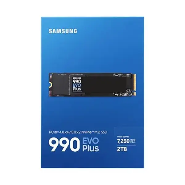 Samsung 990 Evo Plus 2TB M.2 NVMe Gen5 Internal SSD (MZ-V9S2T0BW)