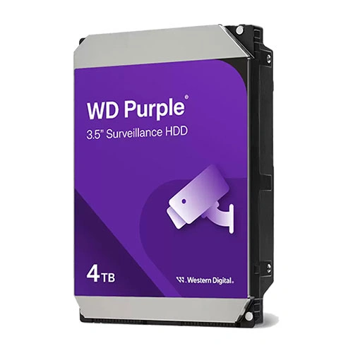 Western Digital Purple 4TB 5400RPM Surveillance Internal Hard Drive